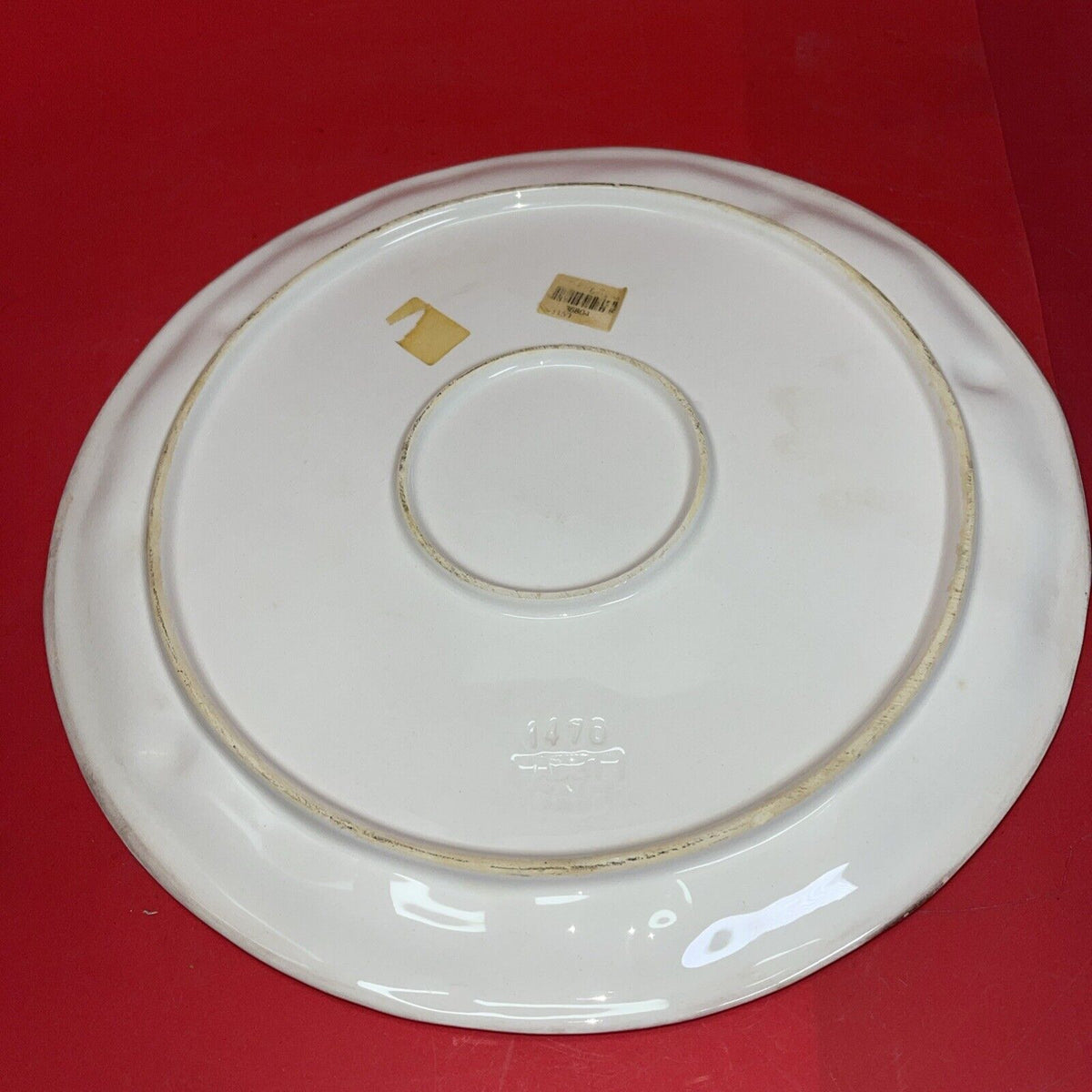 Awesome Hand Painted Italian Large 12 3/4” Pizza Serving Plate