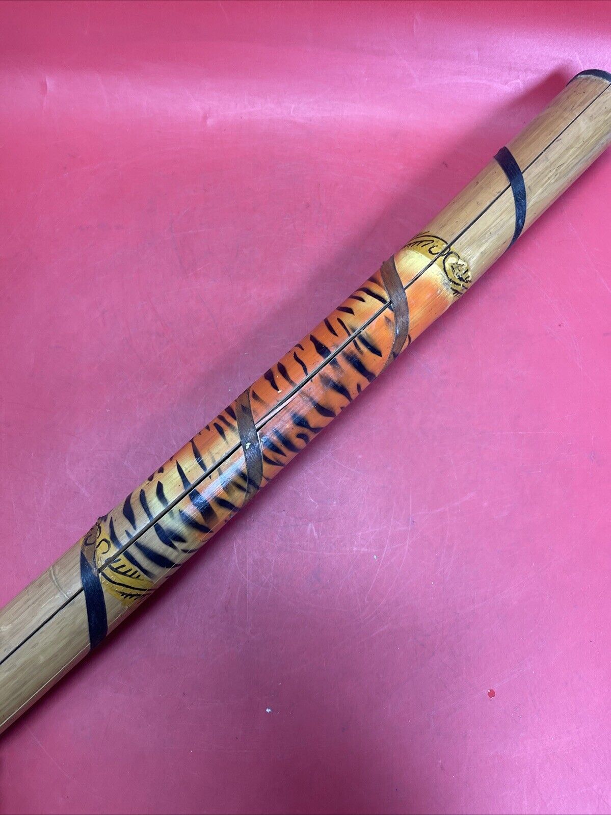 Vintage large bamboo tool 23”