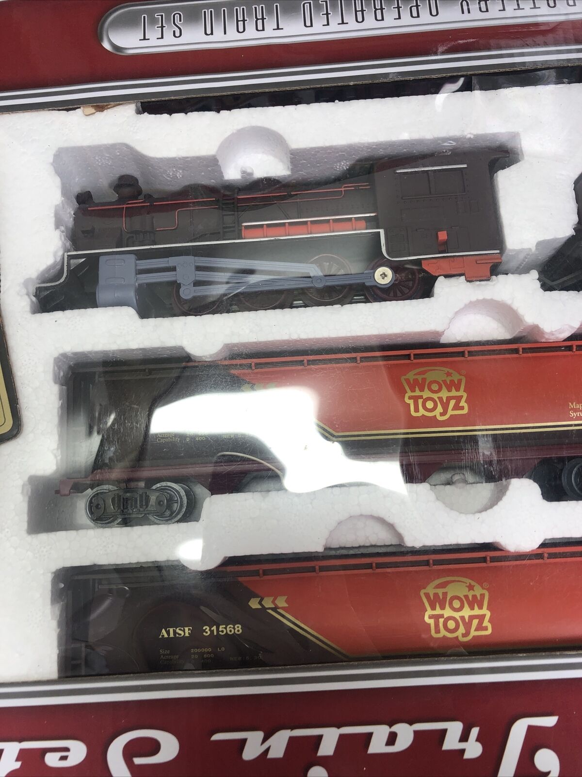 Set Of 2 Vintage New Bright Wintersville Express Wow Toyz Classic Train Set