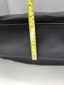 Jones New York Black Purse, Soft Leather, Tassle ,Medium Shoulder Bag