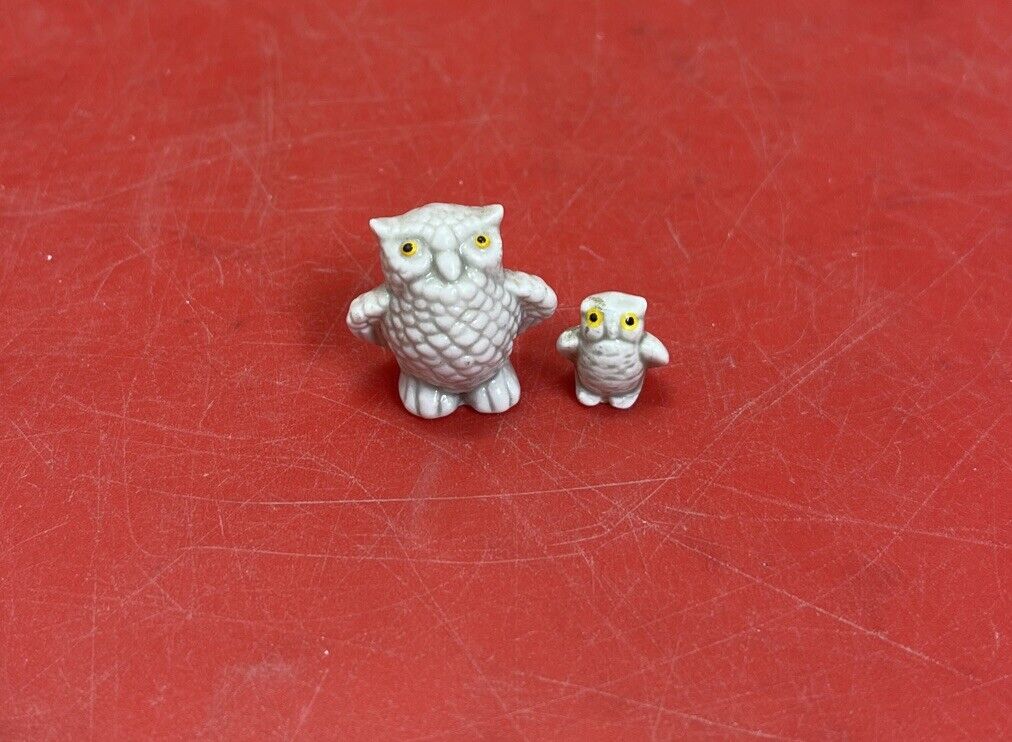 Lot of 9 Mini Owls