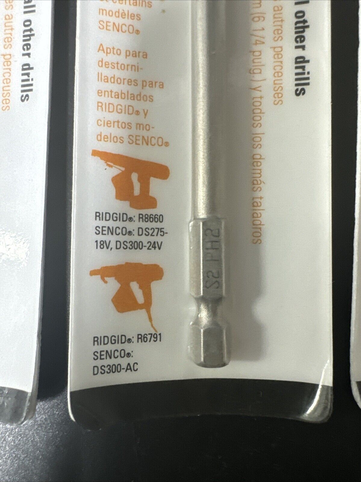 RIDGID  6-1/4 in. Square Collated Screw Gun Bits - AC96603 (Lot of 3)