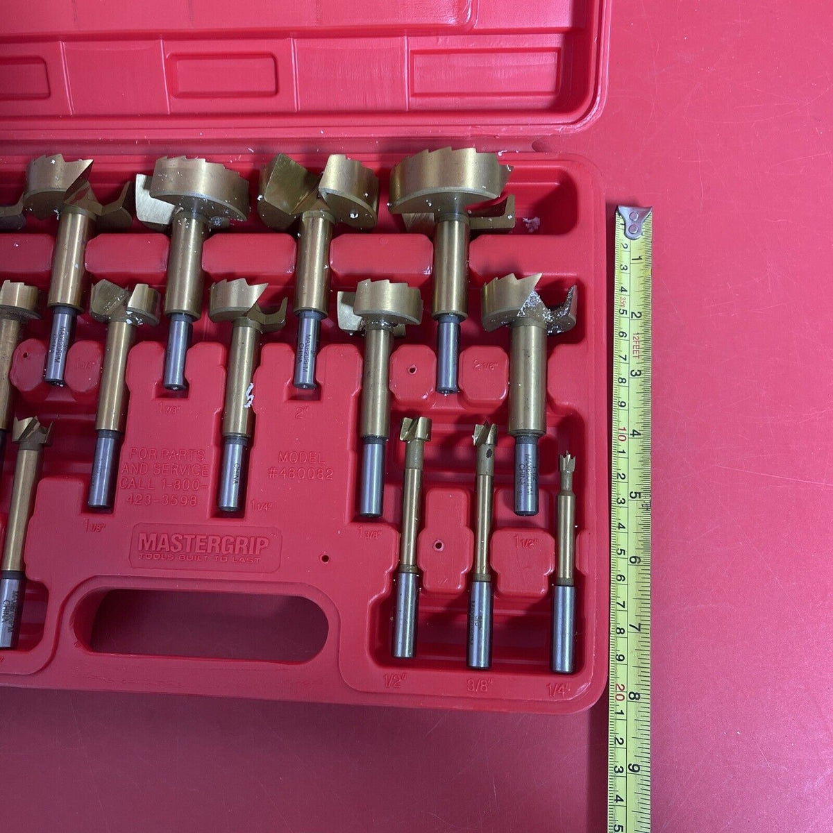 MASTERGRIP 480082 16pc Titanium Plated Bit Set *With Carrying Case