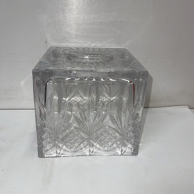 Godinger Dublin Lead Crystal Tissue Box Cover 6"X6"X6"