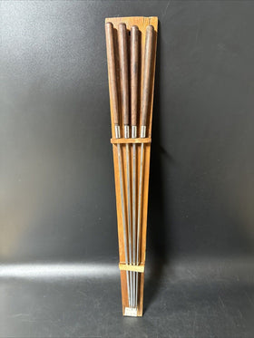 Vintage Mid Century Modern Decor Set of 4 BBQ Shish Kabob Fondue Skewers