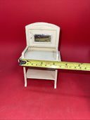 Antique Miniature Dollhouse Vanity Tin With Mirror