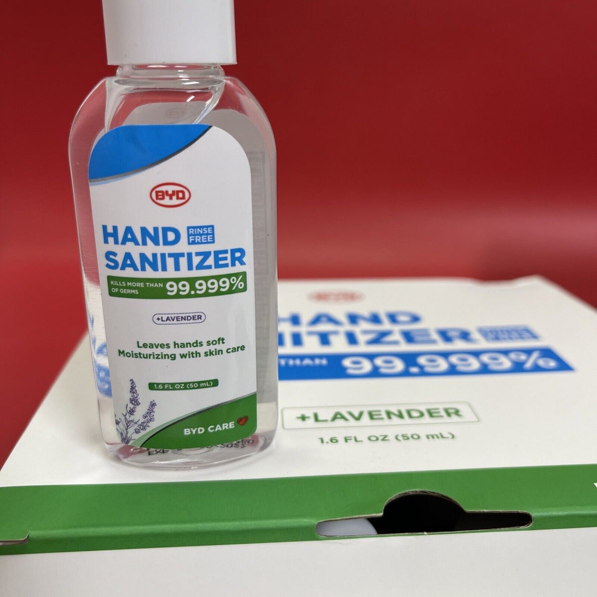 BYD CARE - Hand Sanitizer - Moisturizing Hand Sanitizer, Lavender,19 Per Box