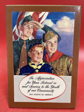 Vintage Boy Scouts of America Service Adward