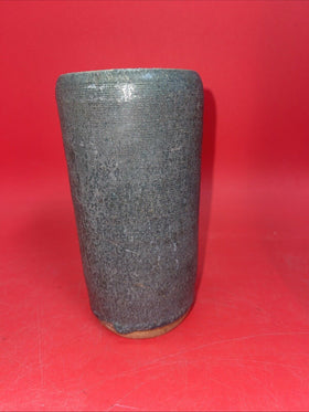Studio Art Pottery Stoneware Vase Artist Signed Hand Thrown Vintage 6”H
