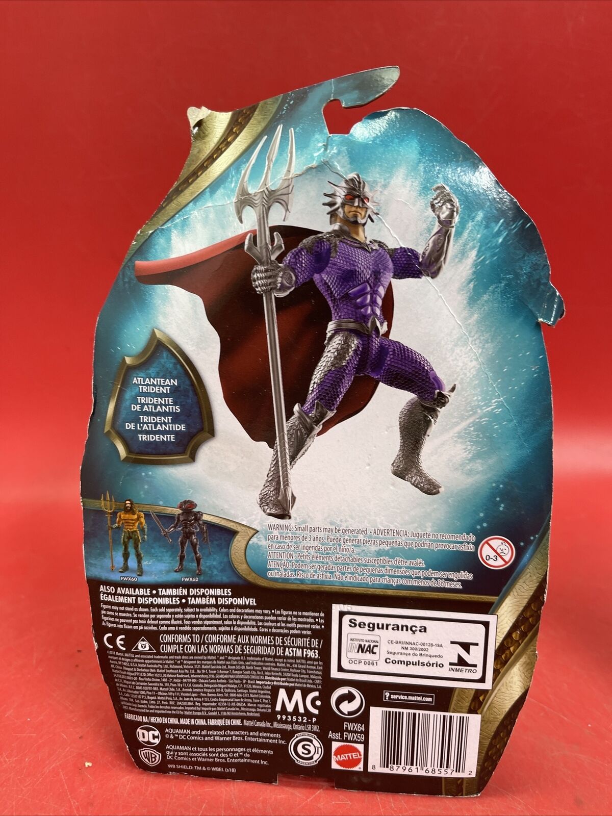 Mattel AQUAMAN Movie ORM & Aquaman 6in. Action Figure Lot DC Comics Jason Mamoa