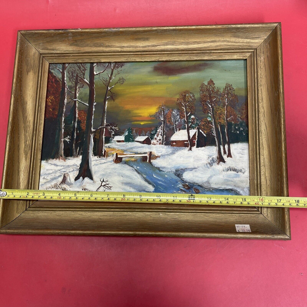 American Impressionist Painting  - Signed RCS  ‘50- Artist Unidentified
