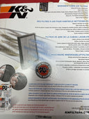 K&N VF2012  Washable & Reusable Cabin  Air Filter Cleans