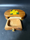 Vintage Wooden Jewelry Boxes/ Lot Of 5