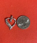 925 SILVER HEART SHAPED PENDANT (2.4g)