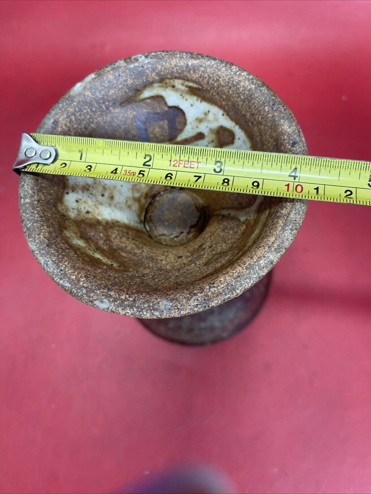 Hand Thrown Art Pottery Chalice 7 3/4in