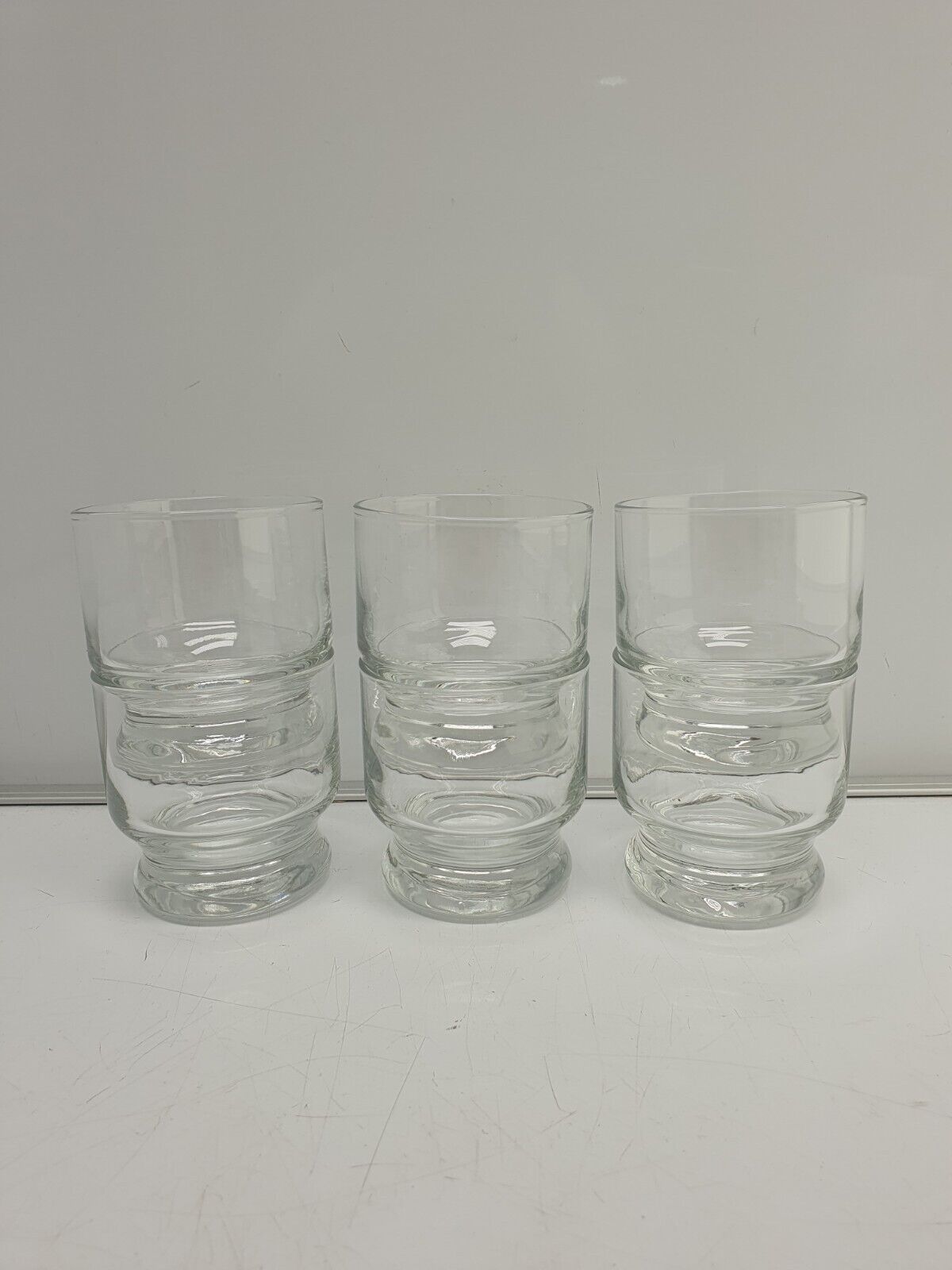 Vintage Whiskey 6 GLASSES & GLASS CARAFE 