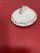Vintage Set 2  Crooksville China Co. Petit Point Sugar Bowl & Creamer