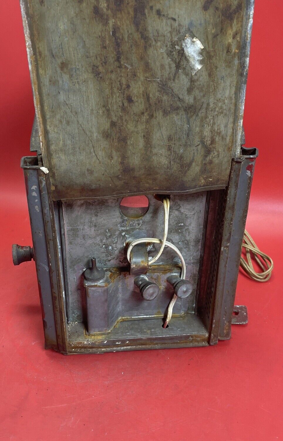 Vintage Nautical Lantern.Bow Port Patt.23.By Birmingham Engr Co.LTD. Electrified