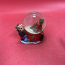 Vintage Lot 3 Santa ,Teddies,Snowman-Glass Snow Globe