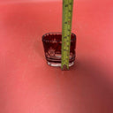 Vintage Bohemian Chez Ruby Cut Small Vase