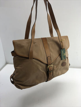 Bettina Light Brown Leather Satchel Handbag