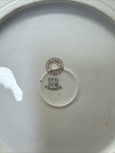 CH Field Haviland Limoges Round Plate Flowers Gold Trim