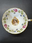 Aynsley Queen Elizabeth II 1953 Coronation Teacup and Saucer  - England