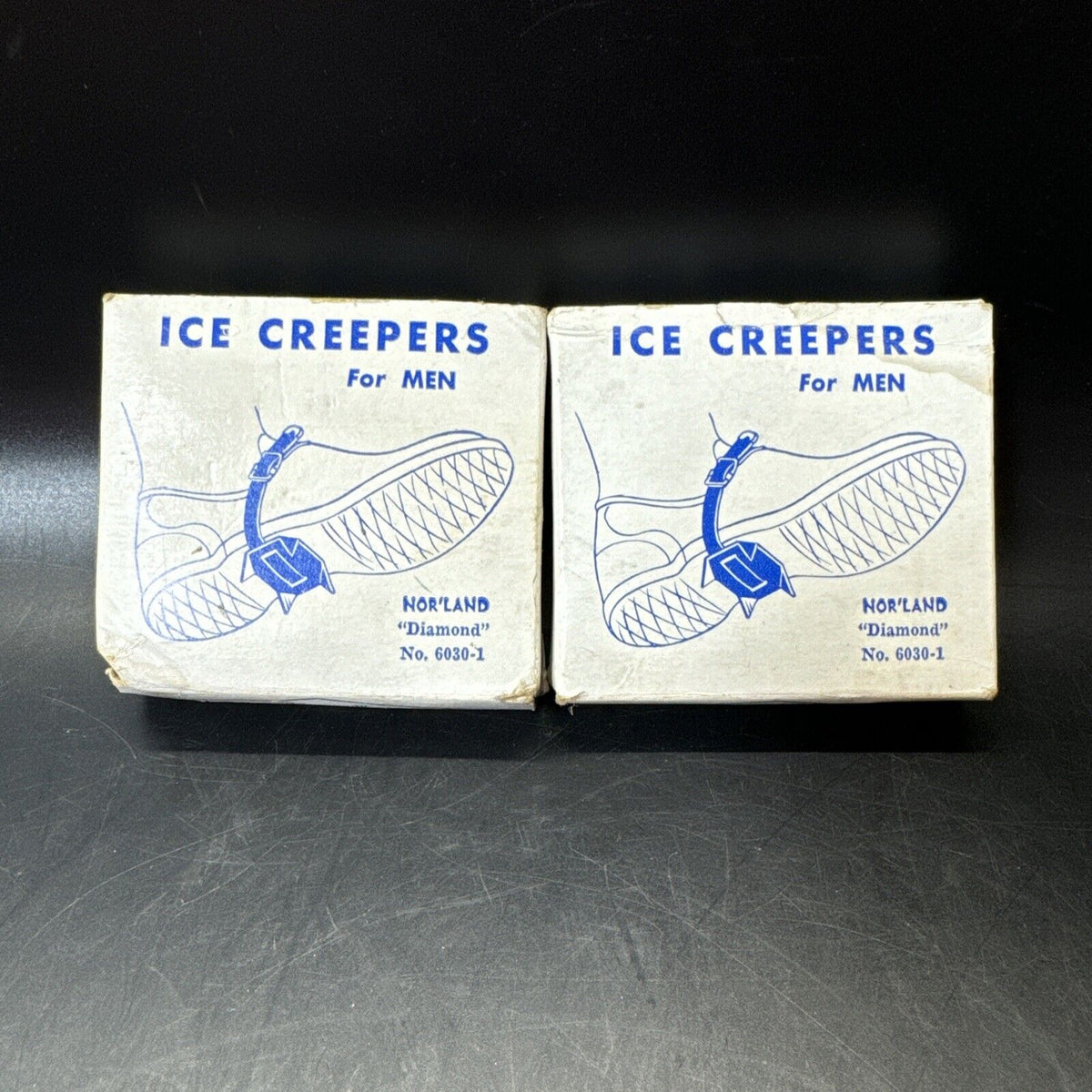 Nor'land's Diamond Ice Creepers For Men In Original Box No.6030-1/ Lot Of 2