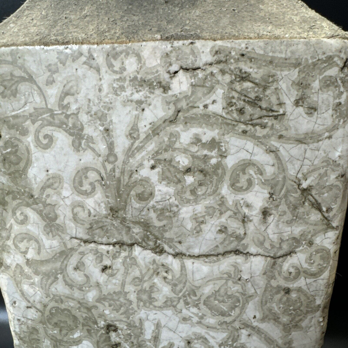 Handcrafted Stone Ware Floral Vase