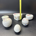 Vintage Trinket Boxes/ Lot Of 6