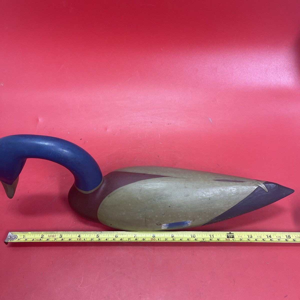 Wooden Vintage Duck 16”