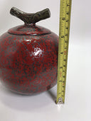 Studio Art Pottery Asian Inspired Sugar bowl
