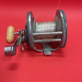 Vintage J.C. Higgins Monospool Fishing Reel RARE SKY BLUE COLOR USA