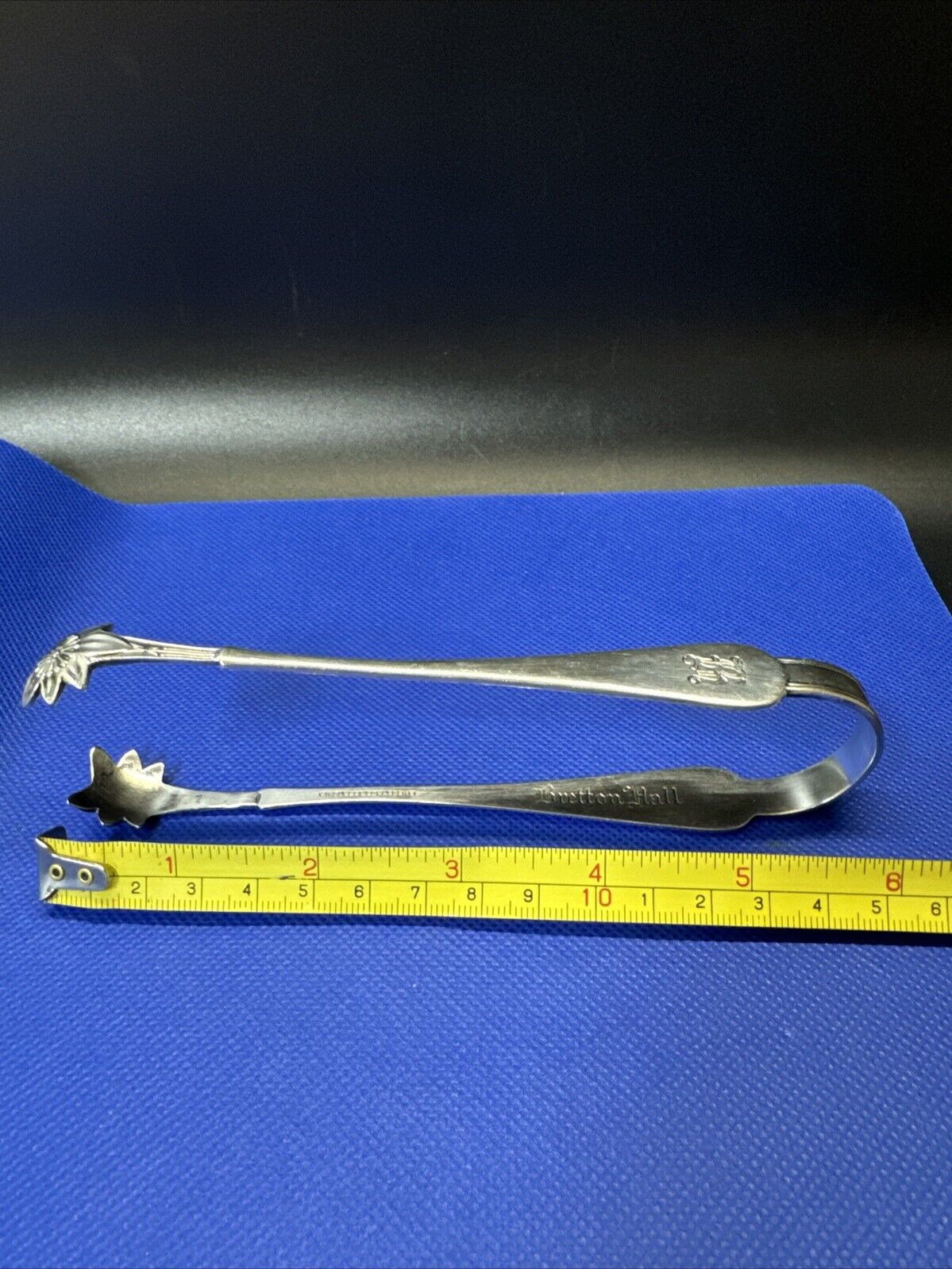 Vintage Silverplate Sugar Tongs Holmes Edwards