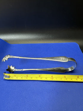 Vintage Silverplate Sugar Tongs Holmes Edwards