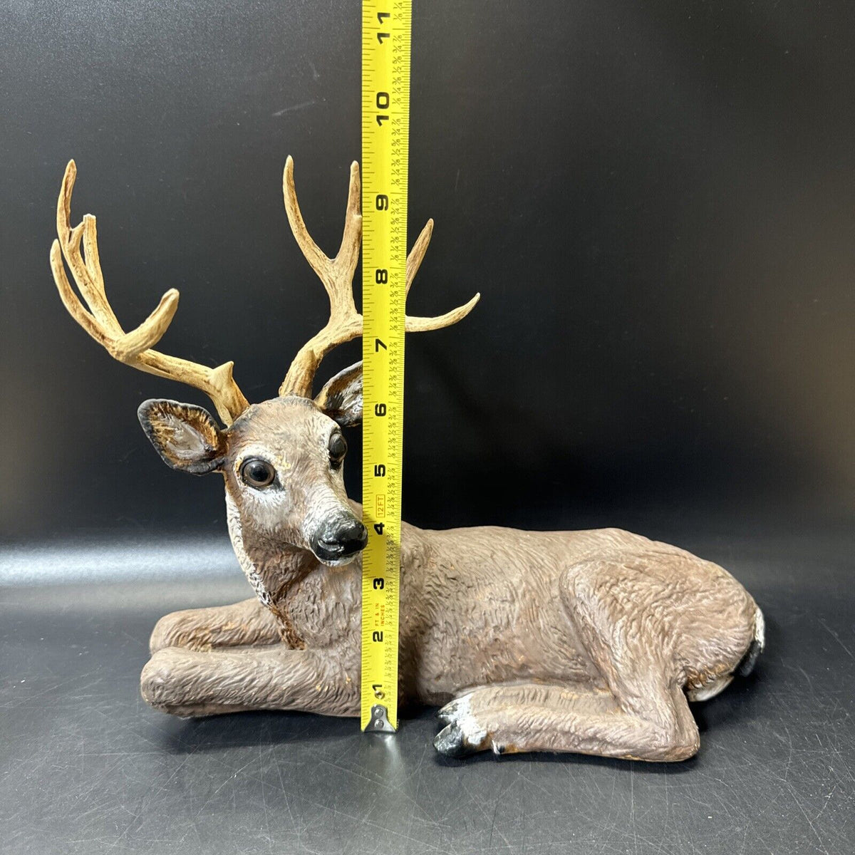 Deer Buck Stag Resting Laying Down Vtg Homco Shelf Figurine 267 1984