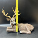 Deer Buck Stag Resting Laying Down Vtg Homco Shelf Figurine 267 1984