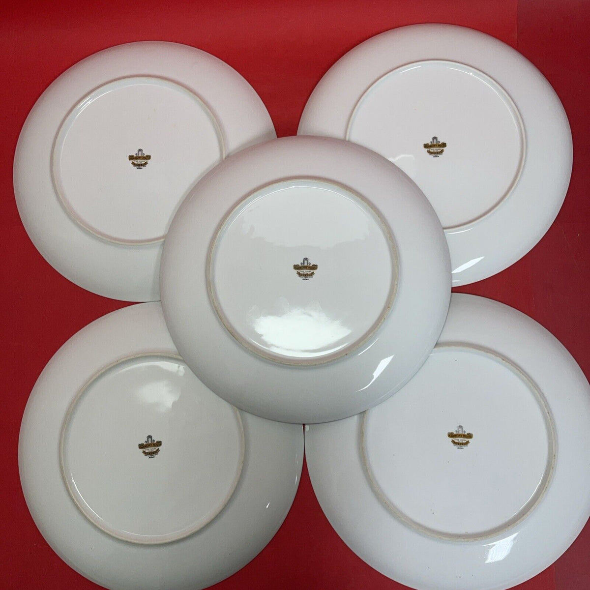 Set of 5 - Harmony House - Rosebud - 10 1/4”Dinner Plates