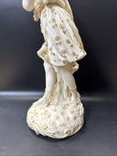 Rudolstadt Germany Porcelain Figurine Sculpture 18”