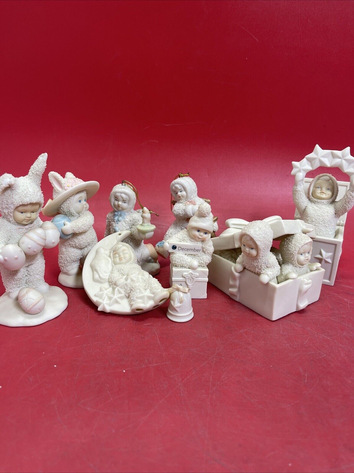 Lot of 8 Dept 56 Snowbabies Figurines No Boxes