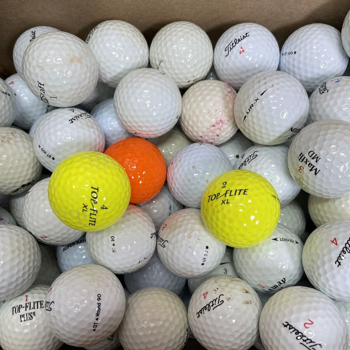 Mixed Lot Of 100 Assorted Golf Balls #3