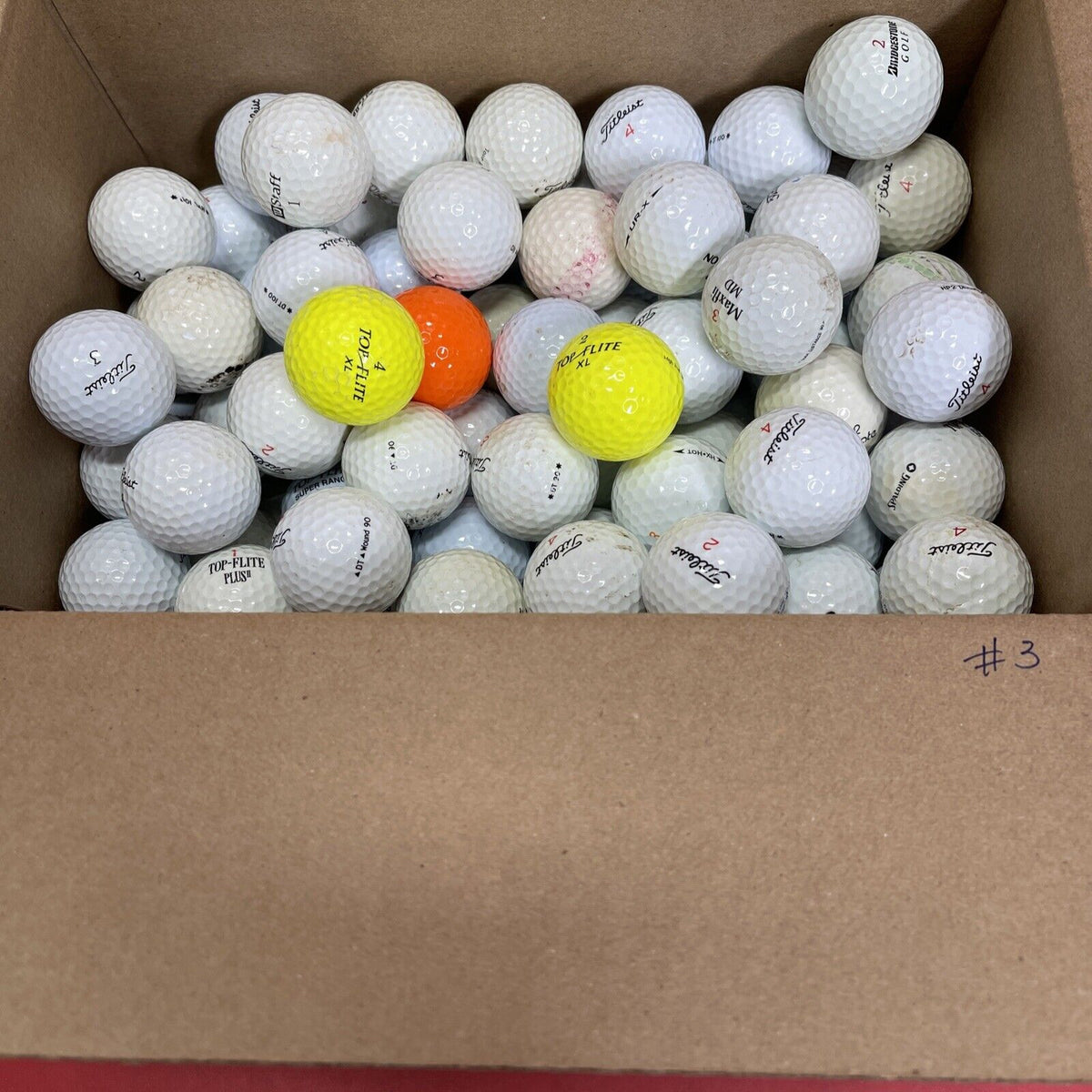 Mixed Lot Of 100 Assorted Golf Balls #3