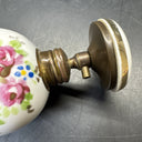 Vintage Perfume Atomizer Bottles Floral Design/ Lot Of 3