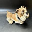 Bulldog Figurine with Spike Collar 4.5"/ Set Of 2