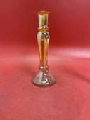 Antique Carnival  - Pair of Marigold Candlesticks 10”