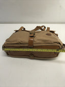 Bettina Light Brown Leather Satchel Handbag