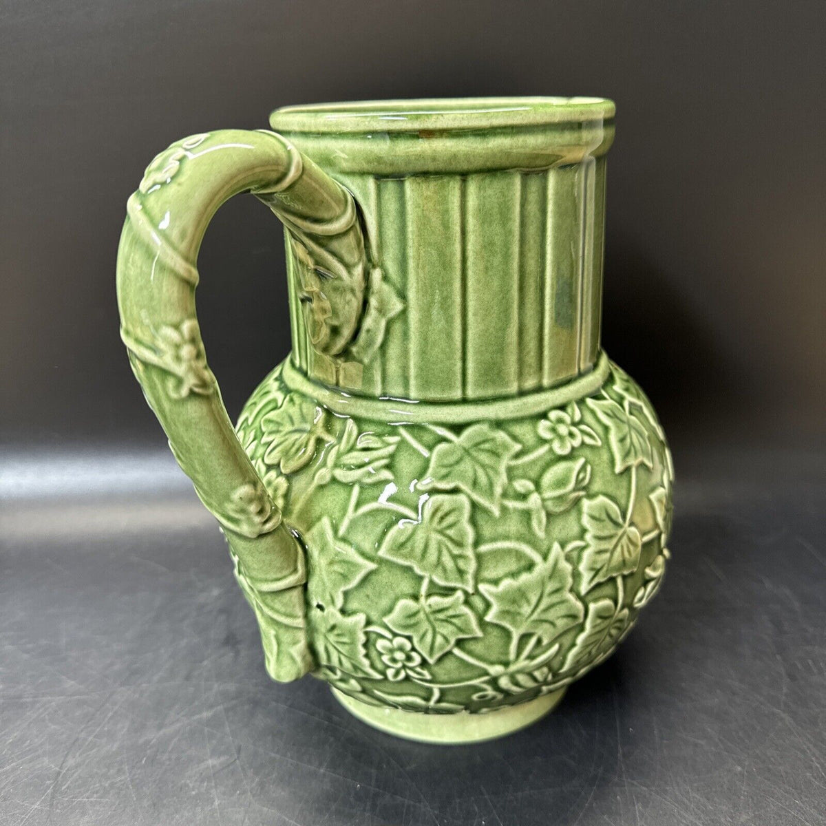 Lenox Pitcher Summer Terrace Green 8” Pottery