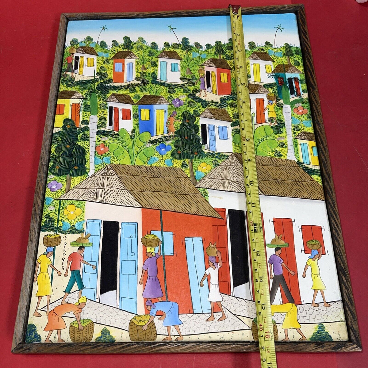 Cyrill Desprez (Haiti) oil painting 16x12in