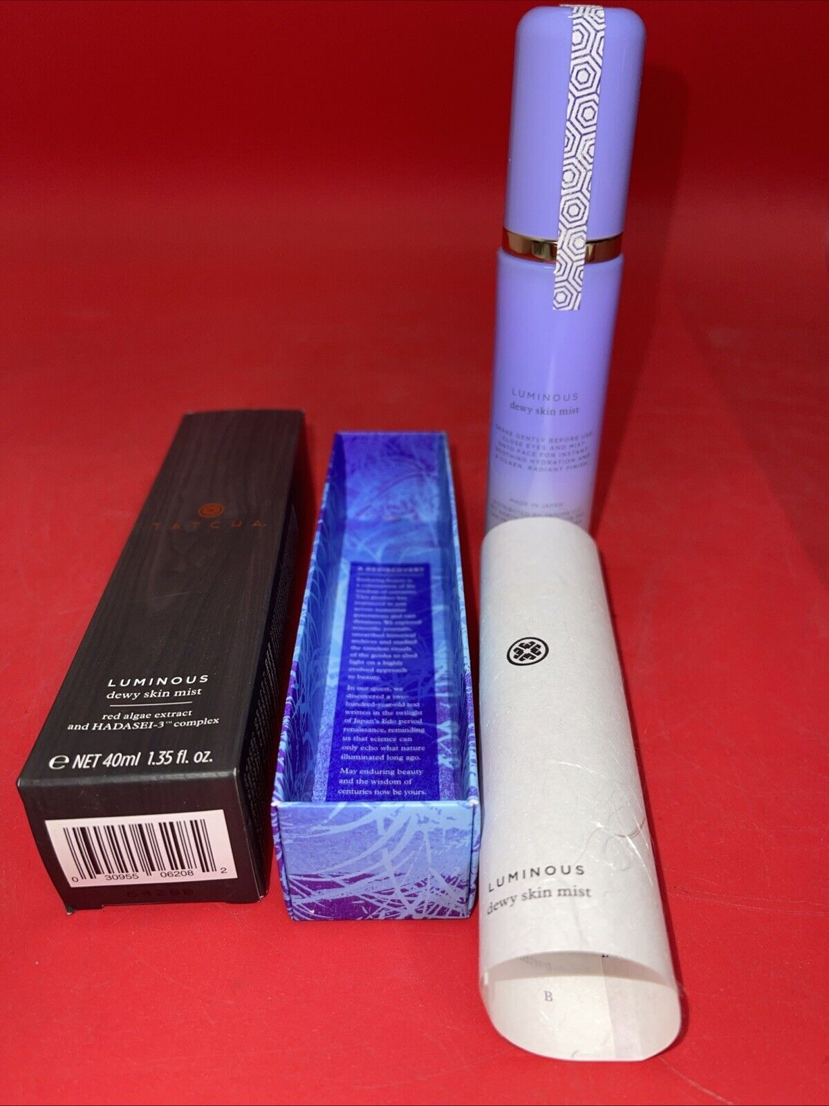 Tatcha Luminous Dewy Skin Mist 40ml/1.35 fl oz Full Size SEALED BOTTLE NIB