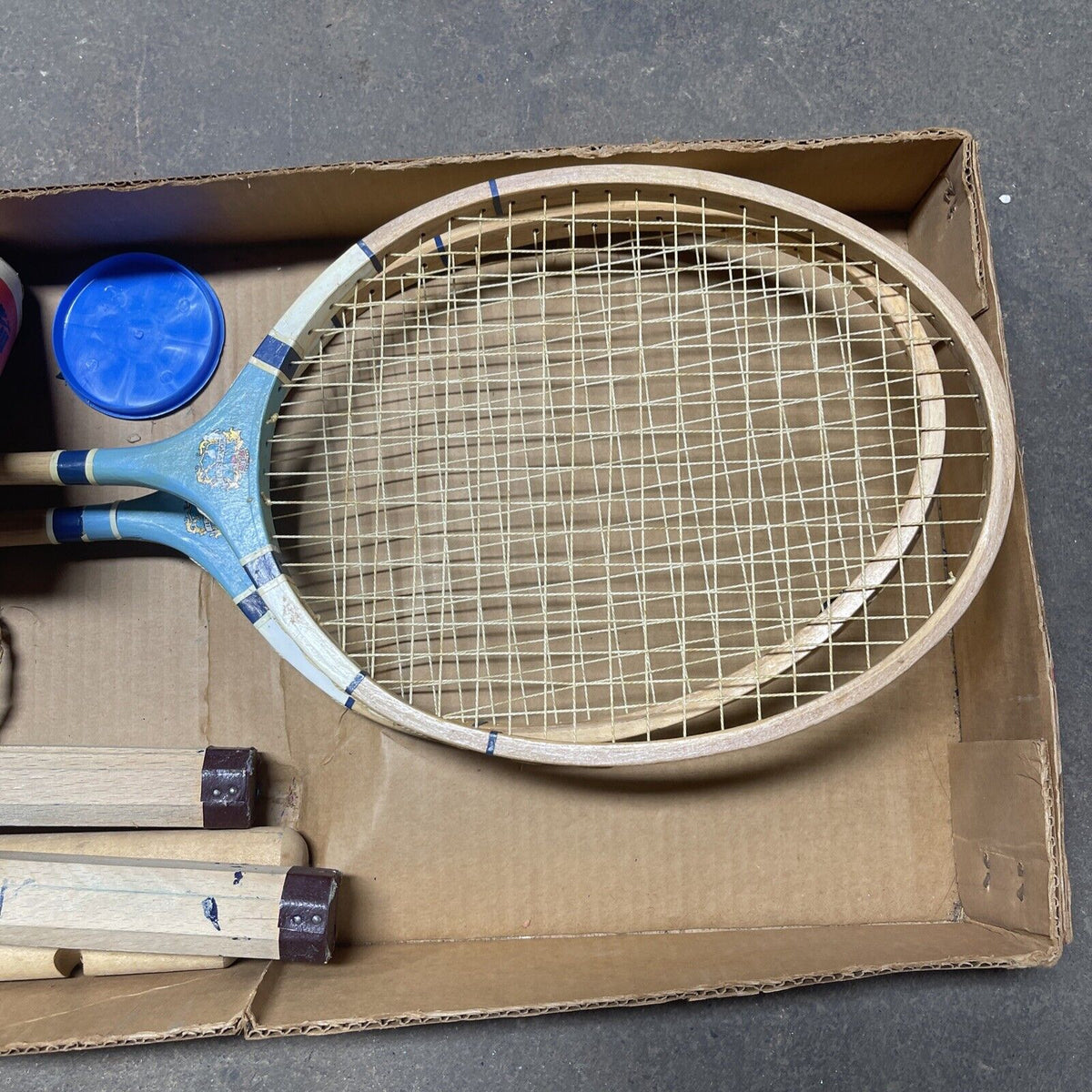 Vintage 1960s Regent Badminton Set Original Box